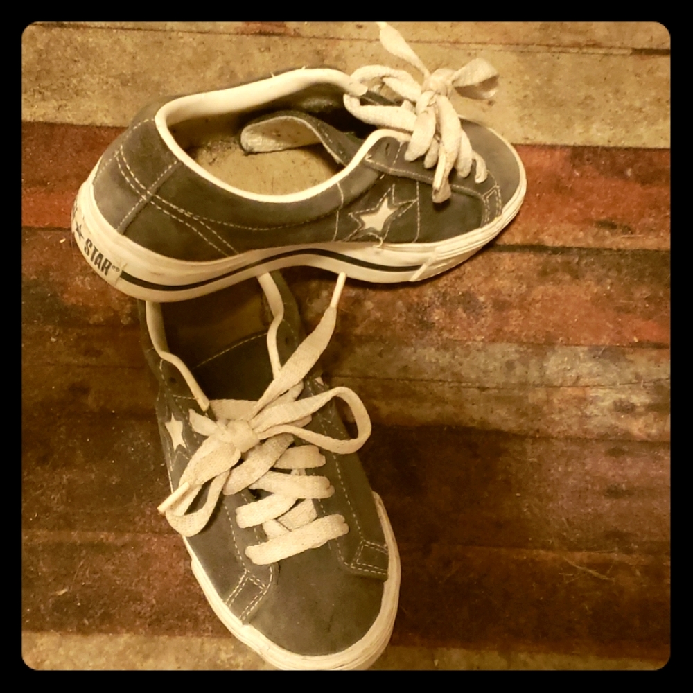 Vintage convers snickers bluejeans
